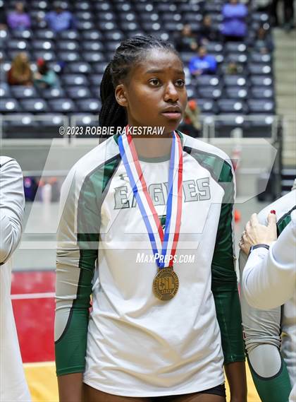 Thumbnail 1 in Grand Oaks vs. Prosper (UIL 6A Volleyball Semifinal Medal Ceremony) photogallery.