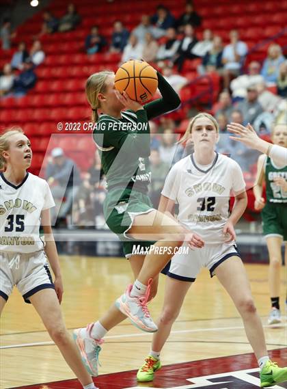 Thumbnail 1 in Green Canyon vs. Snow Canyon (UHSAA 4A Quarterfinal Playoff) photogallery.