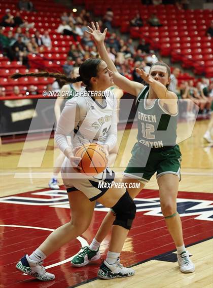 Thumbnail 3 in Green Canyon vs. Snow Canyon (UHSAA 4A Quarterfinal Playoff) photogallery.