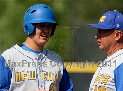 Thumbnail 1 in Newport Central Catholic vs. Beechwood (KHSAA Ninth Region Tournament) photogallery.