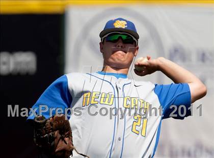 Thumbnail 2 in Newport Central Catholic vs. Beechwood (KHSAA Ninth Region Tournament) photogallery.