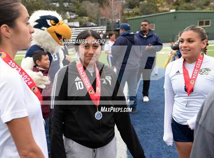 Thumbnail 2 in Everett Alvarez @ Marin Catholic (CIF NorCal Division 4 Final) photogallery.