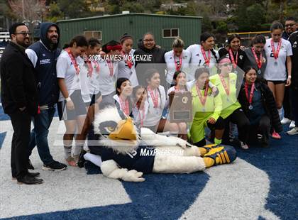 Thumbnail 1 in Everett Alvarez @ Marin Catholic (CIF NorCal Division 4 Final) photogallery.