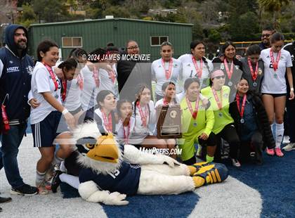 Thumbnail 2 in Everett Alvarez @ Marin Catholic (CIF NorCal Division 4 Final) photogallery.