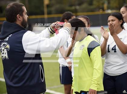 Thumbnail 1 in Everett Alvarez @ Marin Catholic (CIF NorCal Division 4 Final) photogallery.