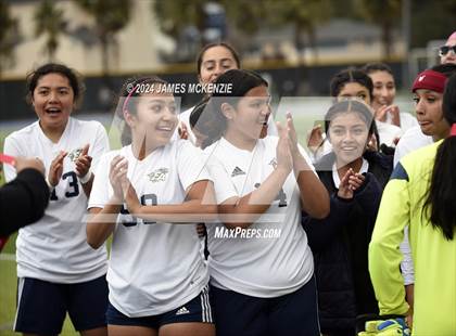 Thumbnail 2 in Everett Alvarez @ Marin Catholic (CIF NorCal Division 4 Final) photogallery.