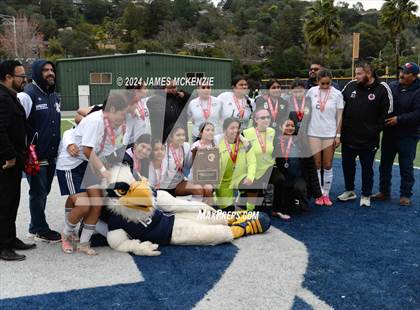 Thumbnail 3 in Everett Alvarez @ Marin Catholic (CIF NorCal Division 4 Final) photogallery.