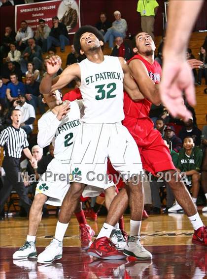 Thumbnail 2 in LaVerne Lutheran vs. St. Patrick (Spalding Hoophall Classic) photogallery.