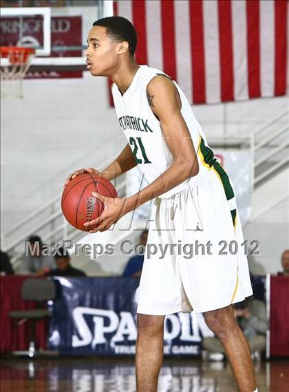 Thumbnail 3 in LaVerne Lutheran vs. St. Patrick (Spalding Hoophall Classic) photogallery.