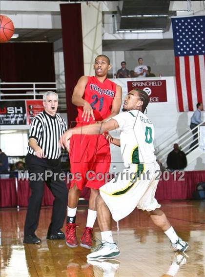 Thumbnail 2 in LaVerne Lutheran vs. St. Patrick (Spalding Hoophall Classic) photogallery.