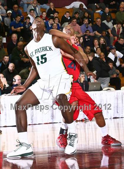 Thumbnail 3 in LaVerne Lutheran vs. St. Patrick (Spalding Hoophall Classic) photogallery.