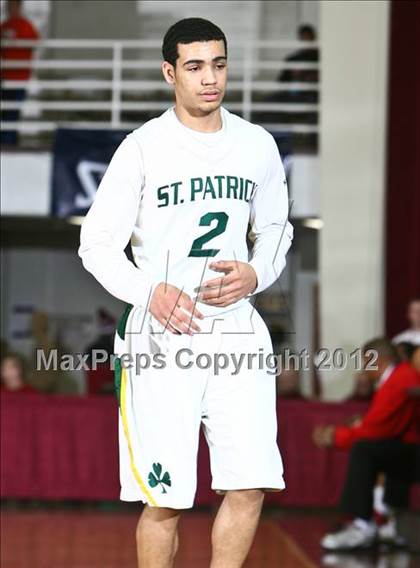 Thumbnail 1 in LaVerne Lutheran vs. St. Patrick (Spalding Hoophall Classic) photogallery.
