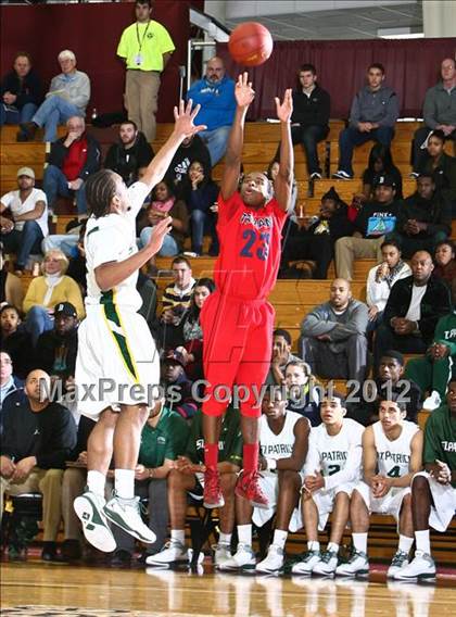Thumbnail 2 in LaVerne Lutheran vs. St. Patrick (Spalding Hoophall Classic) photogallery.