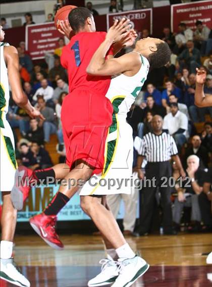 Thumbnail 1 in LaVerne Lutheran vs. St. Patrick (Spalding Hoophall Classic) photogallery.