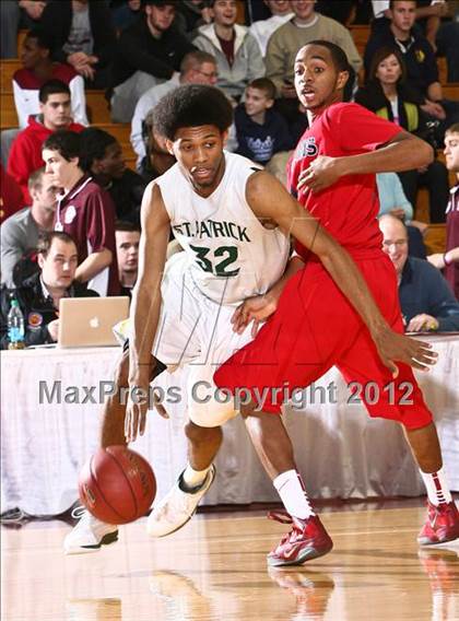 Thumbnail 3 in LaVerne Lutheran vs. St. Patrick (Spalding Hoophall Classic) photogallery.