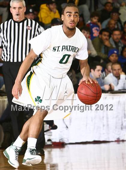 Thumbnail 3 in LaVerne Lutheran vs. St. Patrick (Spalding Hoophall Classic) photogallery.