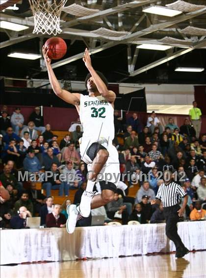 Thumbnail 2 in LaVerne Lutheran vs. St. Patrick (Spalding Hoophall Classic) photogallery.