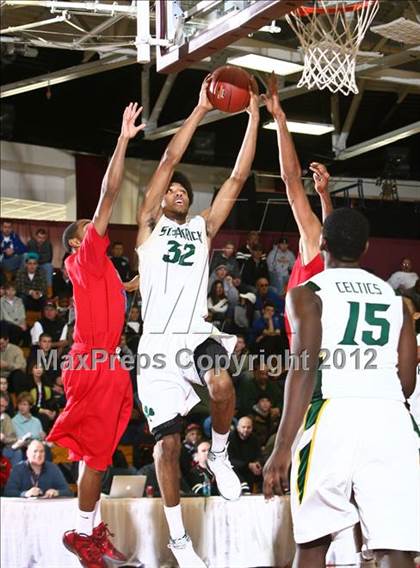 Thumbnail 1 in LaVerne Lutheran vs. St. Patrick (Spalding Hoophall Classic) photogallery.