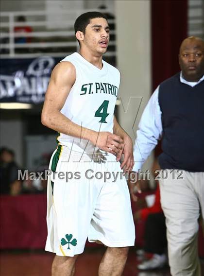 Thumbnail 1 in LaVerne Lutheran vs. St. Patrick (Spalding Hoophall Classic) photogallery.