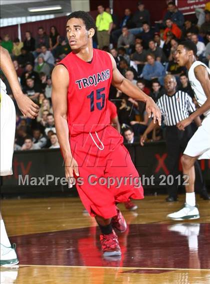 Thumbnail 1 in LaVerne Lutheran vs. St. Patrick (Spalding Hoophall Classic) photogallery.
