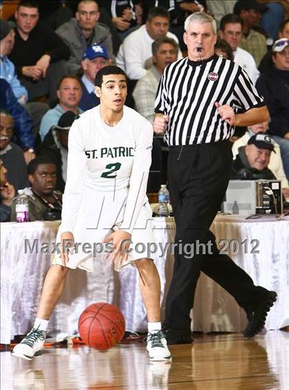 Thumbnail 1 in LaVerne Lutheran vs. St. Patrick (Spalding Hoophall Classic) photogallery.
