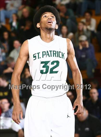 Thumbnail 1 in LaVerne Lutheran vs. St. Patrick (Spalding Hoophall Classic) photogallery.