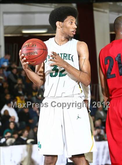 Thumbnail 1 in LaVerne Lutheran vs. St. Patrick (Spalding Hoophall Classic) photogallery.