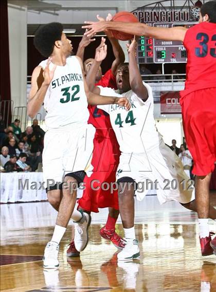 Thumbnail 1 in LaVerne Lutheran vs. St. Patrick (Spalding Hoophall Classic) photogallery.