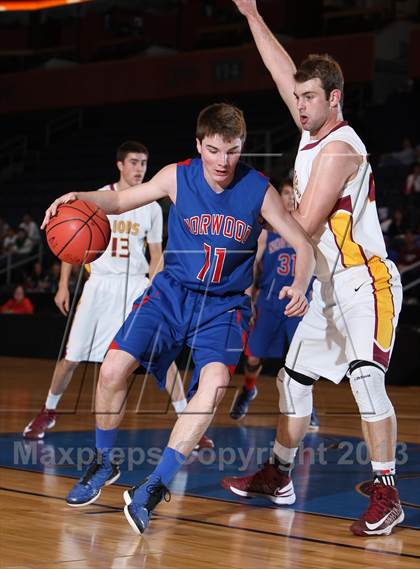 Thumbnail 2 in Shining Mountain vs. Norwood (CHSAA 1A Great 8) photogallery.