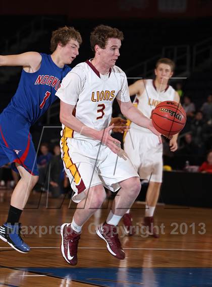 Thumbnail 2 in Shining Mountain vs. Norwood (CHSAA 1A Great 8) photogallery.
