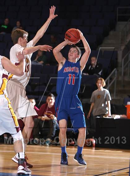 Thumbnail 3 in Shining Mountain vs. Norwood (CHSAA 1A Great 8) photogallery.