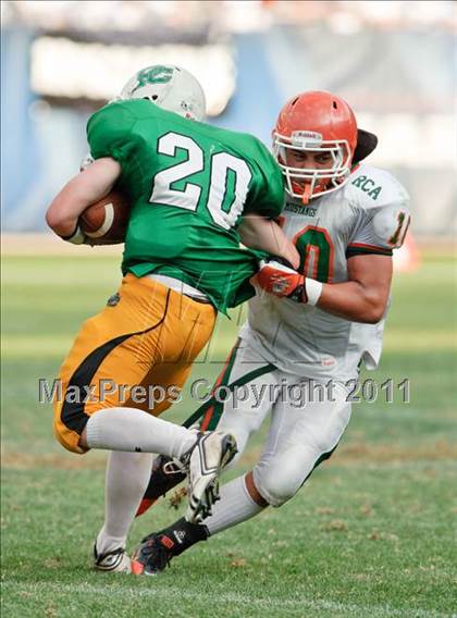 Thumbnail 1 in Providence Catholic vs. Morgan Park (2010 Kickoff Classic) photogallery.
