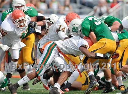 Thumbnail 3 in Providence Catholic vs. Morgan Park (2010 Kickoff Classic) photogallery.