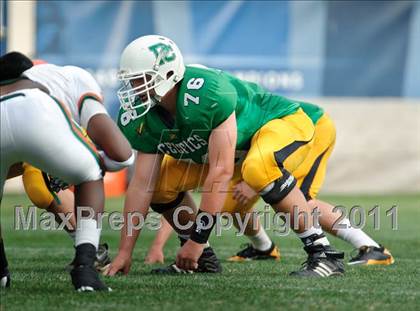 Thumbnail 2 in Providence Catholic vs. Morgan Park (2010 Kickoff Classic) photogallery.