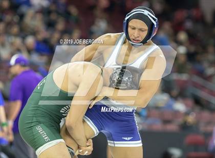 Thumbnail 1 in CIF State Boys Wrestling Championships (Championship Round 1) photogallery.