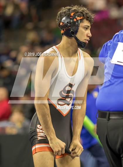 Thumbnail 2 in CIF State Boys Wrestling Championships (Championship Round 1) photogallery.