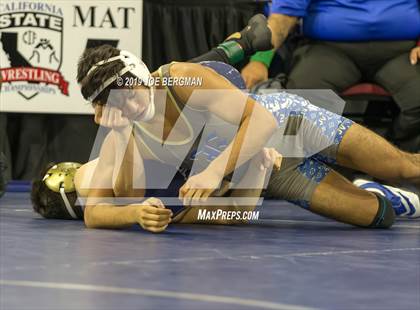 Thumbnail 1 in CIF State Boys Wrestling Championships (Championship Round 1) photogallery.