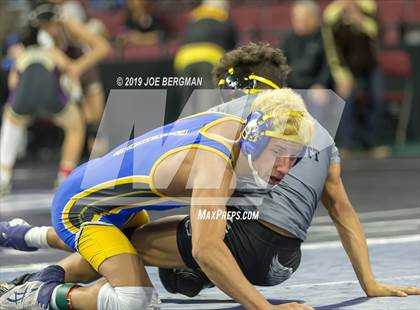 Thumbnail 1 in CIF State Boys Wrestling Championships (Championship Round 1) photogallery.