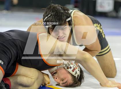 Thumbnail 1 in CIF State Boys Wrestling Championships (Championship Round 1) photogallery.