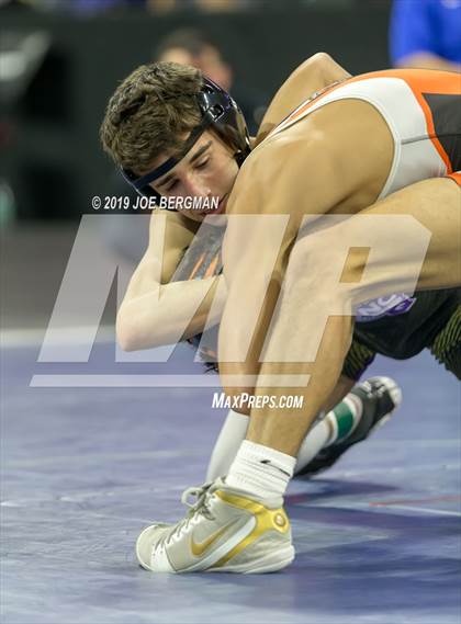Thumbnail 1 in CIF State Boys Wrestling Championships (Championship Round 1) photogallery.