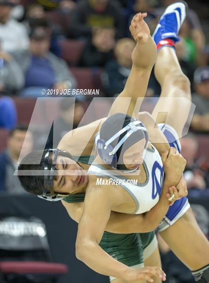 Thumbnail 1 in CIF State Boys Wrestling Championships (Championship Round 1) photogallery.