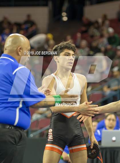 Thumbnail 1 in CIF State Boys Wrestling Championships (Championship Round 1) photogallery.