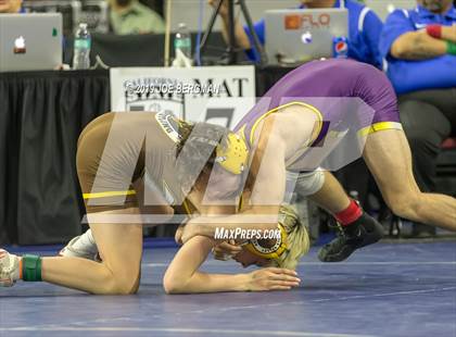Thumbnail 1 in CIF State Boys Wrestling Championships (Championship Round 1) photogallery.