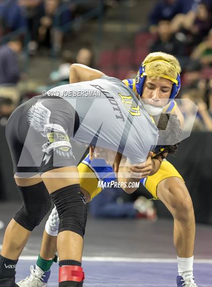 Thumbnail 1 in CIF State Boys Wrestling Championships (Championship Round 1) photogallery.