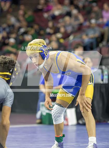 Thumbnail 1 in CIF State Boys Wrestling Championships (Championship Round 1) photogallery.
