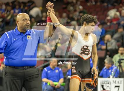 Thumbnail 3 in CIF State Boys Wrestling Championships (Championship Round 1) photogallery.