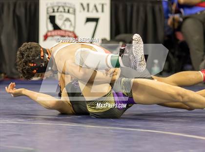 Thumbnail 1 in CIF State Boys Wrestling Championships (Championship Round 1) photogallery.
