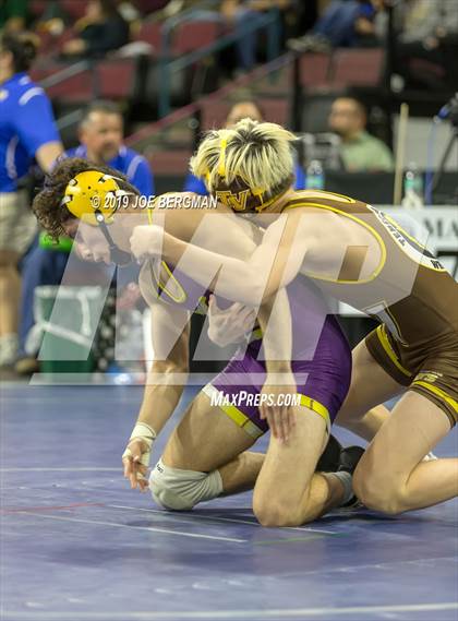 Thumbnail 1 in CIF State Boys Wrestling Championships (Championship Round 1) photogallery.