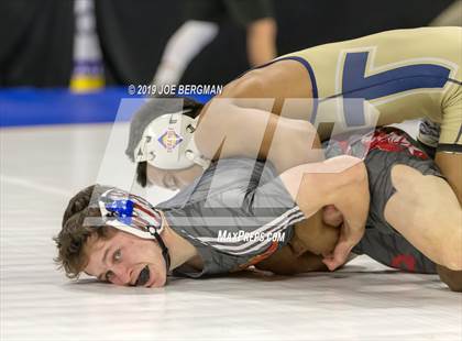 Thumbnail 1 in CIF State Boys Wrestling Championships (Championship Round 1) photogallery.