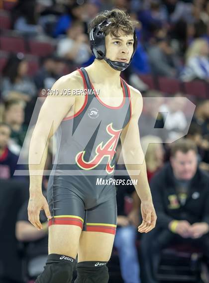 Thumbnail 1 in CIF State Boys Wrestling Championships (Championship Round 1) photogallery.